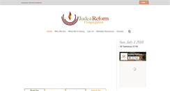 Desktop Screenshot of judeareform.org